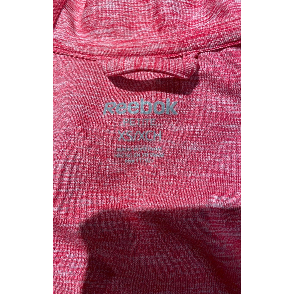 Reebok Active Hooded Jacket Petite XS/S Pink/Black - Picture 8 of 9